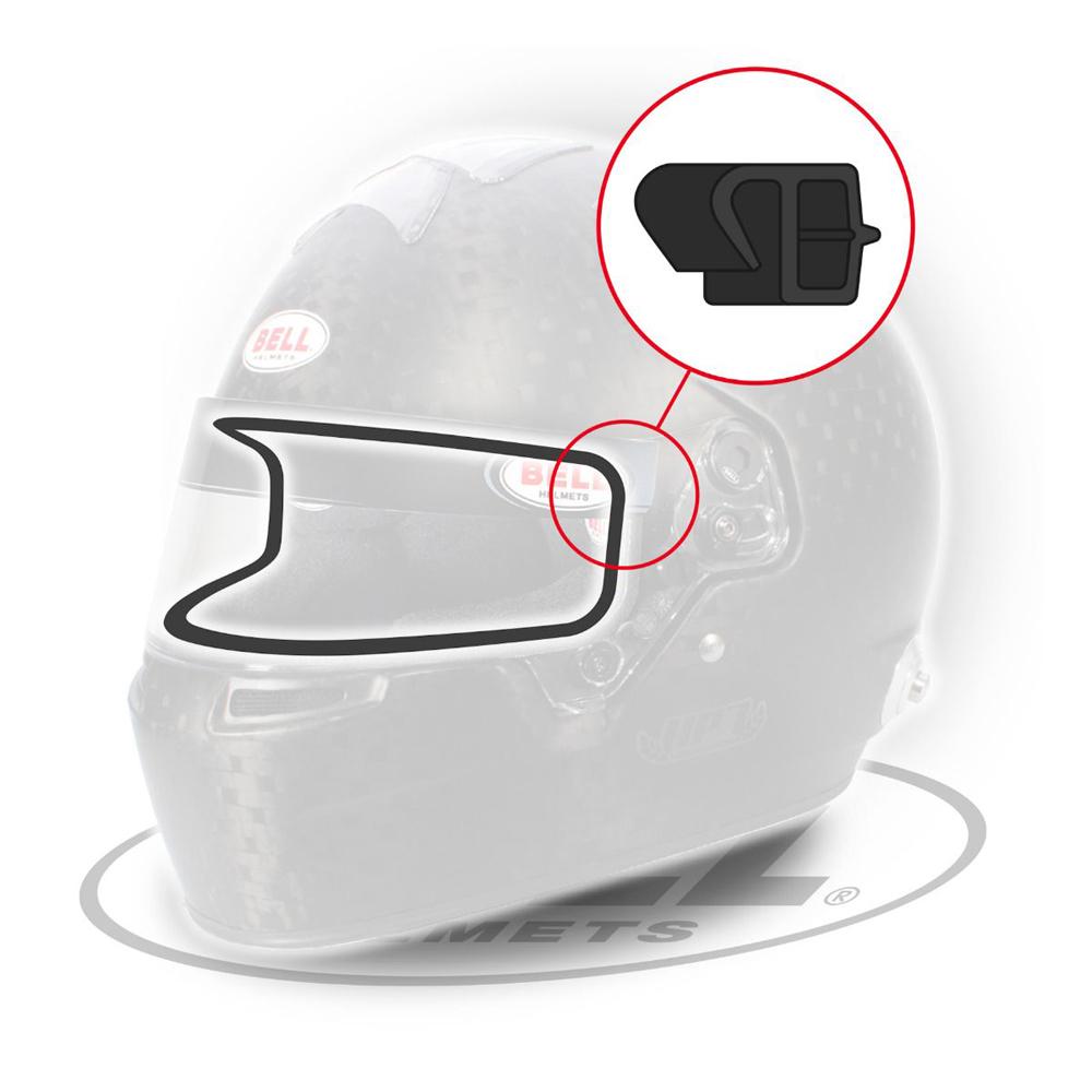Kit di profili in gomma per occhielli per casco Bell