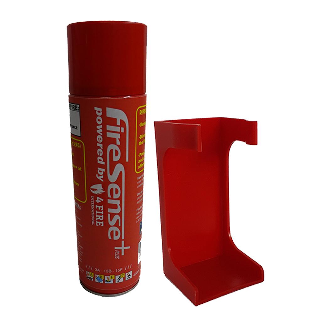 SPA FireSense + Estintore portatile con bomboletta spray da 400 ml con staffa
