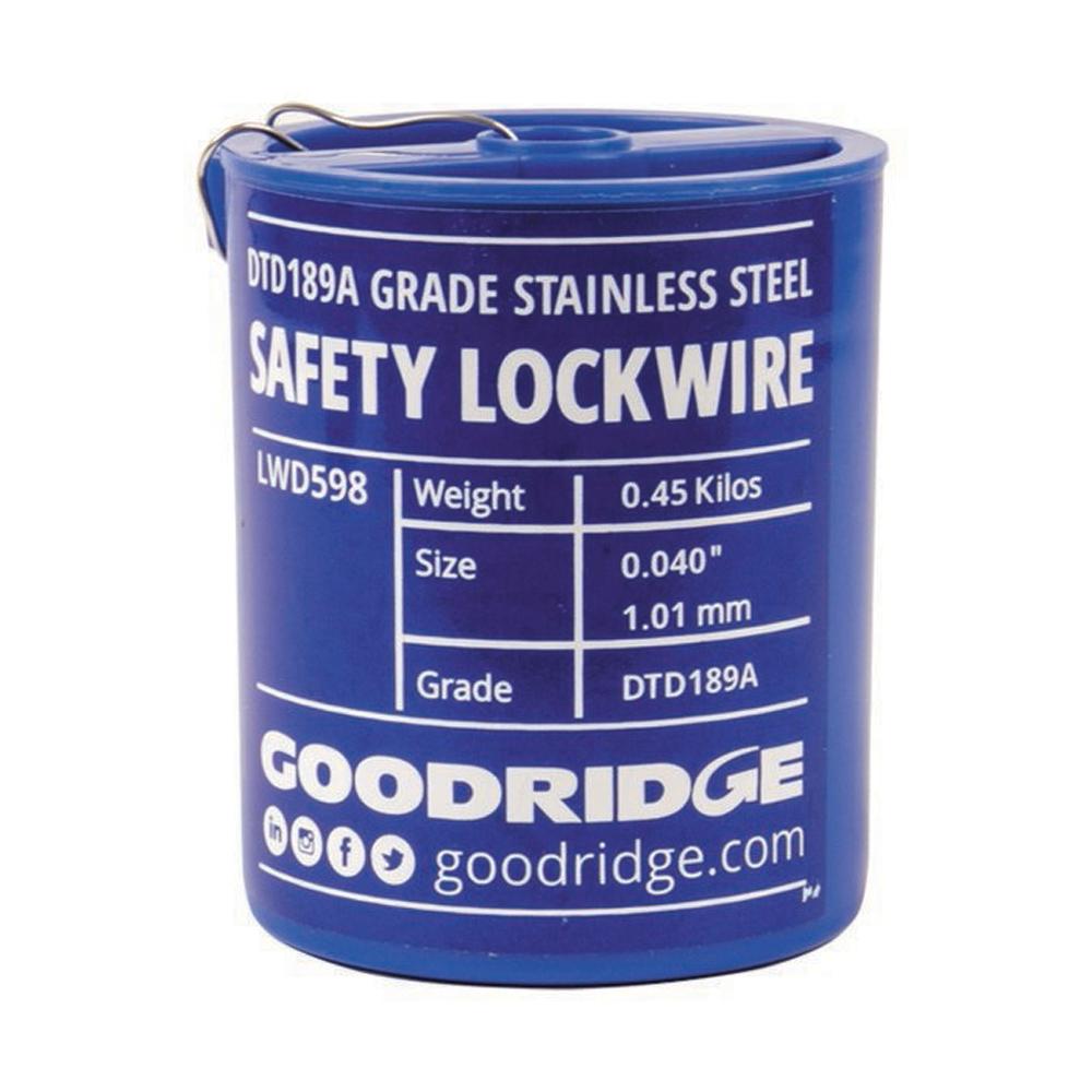 Lockwire 0.024/0.62mm dell'acciaio inossidabile di Goodridge