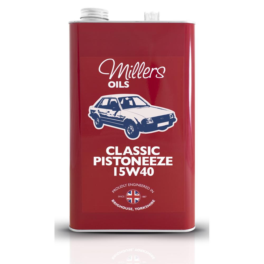Olio minerale Millers Classic Pistoneeze 15W40 (5 litri)