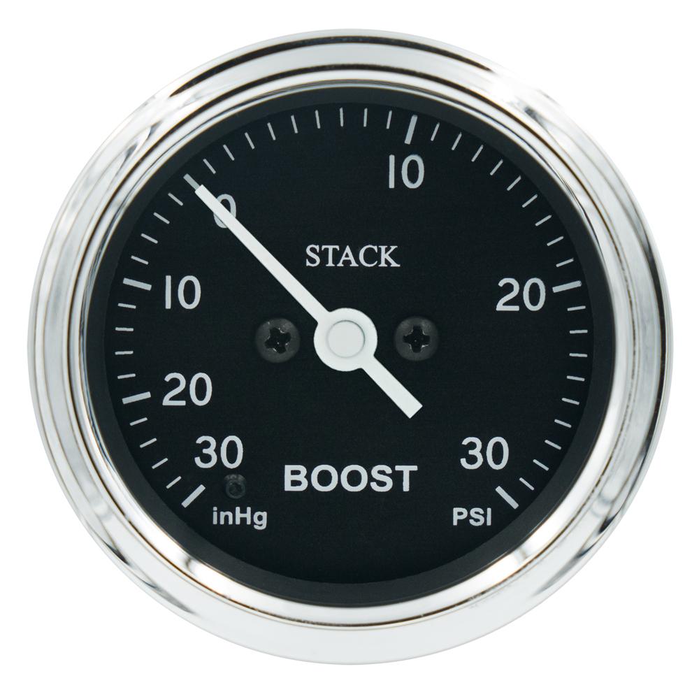 Stack Classic Boost Manometro -30InHg a +30 Psi