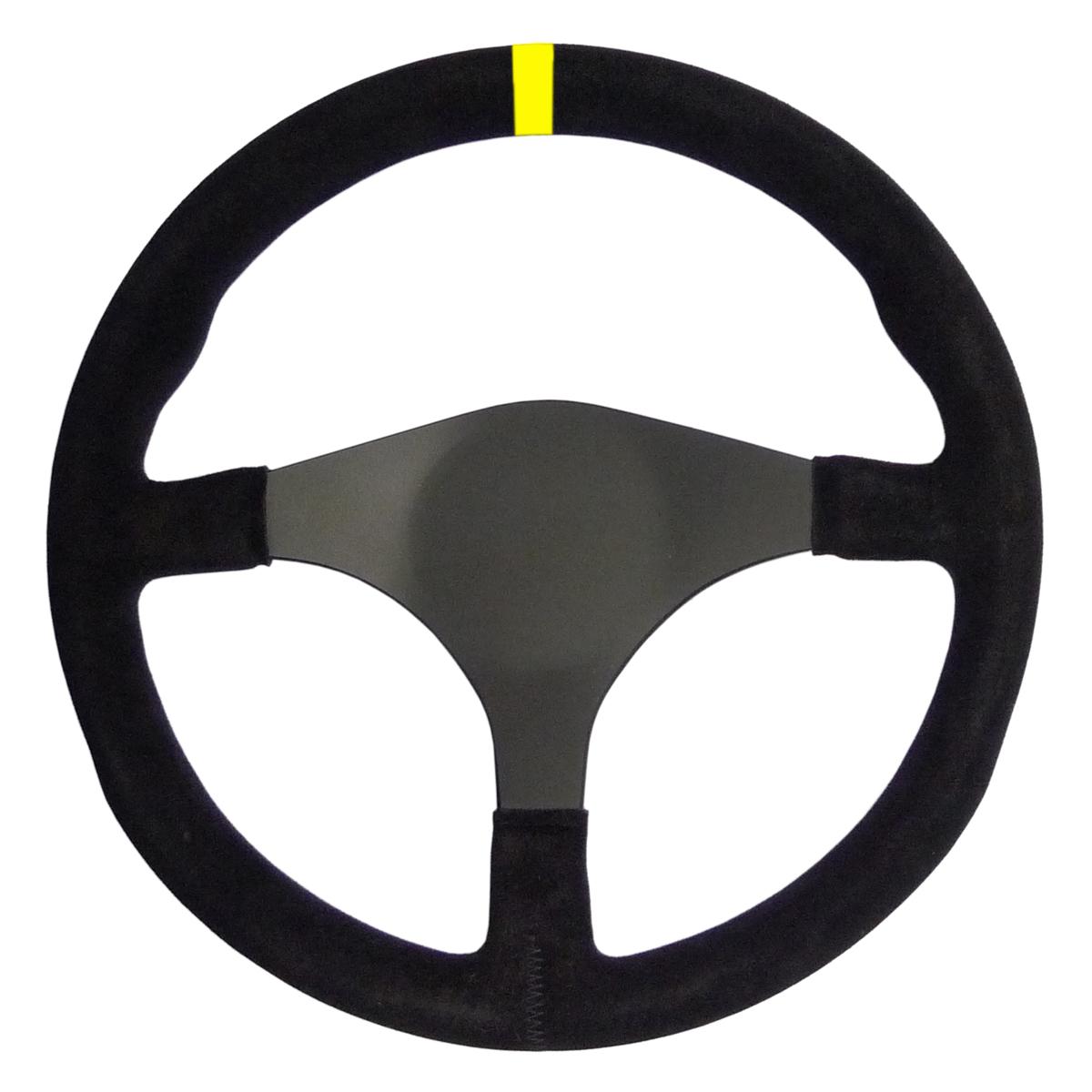 Racetech Wheel 330 millimetri Race Shallow piatto tondo Suede