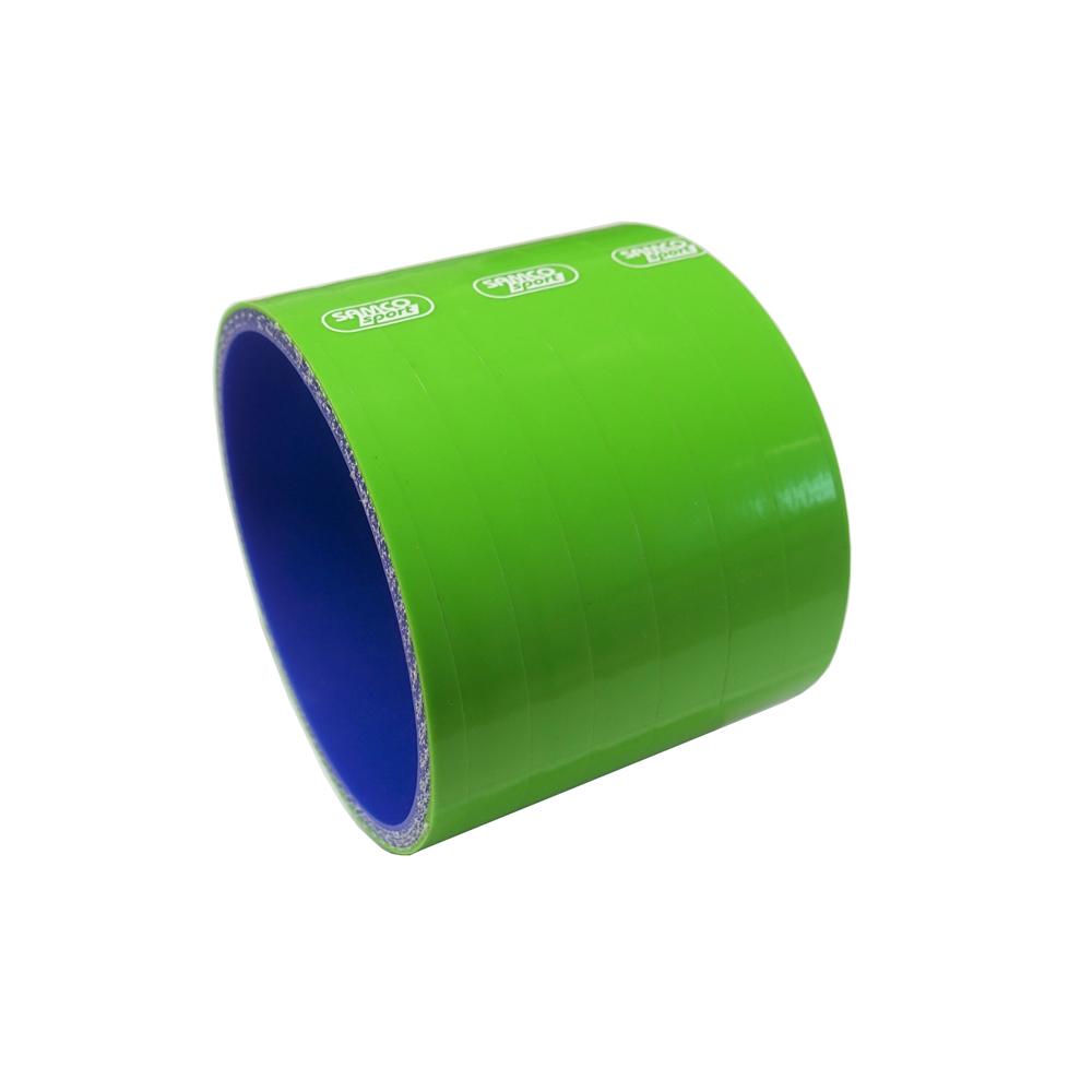Tubo di accoppiamento dritto Samco con foro da 89 mm in verde chiaro