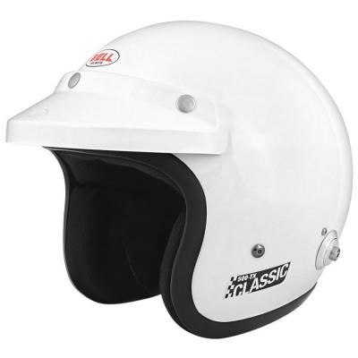 Il casco aperto Snell SA2010 del fronte del classico di Bell 500-Tx ha approvato