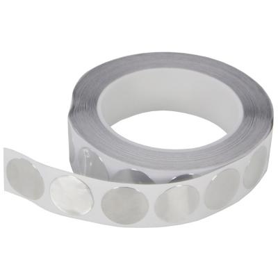 Dischi a nastro in foglio di alluminio autoadesivi - diametro 25 mm