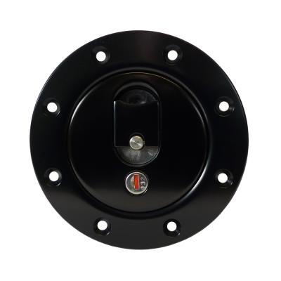 Flush Lato Tappo Serbatoio 120mm di diametro con serratura nero