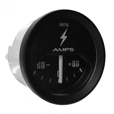 Amperometro classico Smiths 60-0-60 Amp diametro 52 mm - AM1640-03