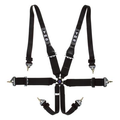 TRS Magnum 6 Point Saloon HANS Solo Harness