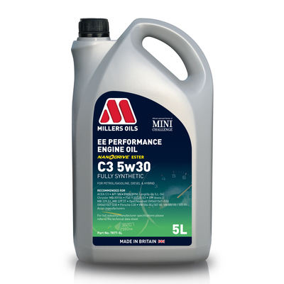 Olio motore sintetico Millers EE Performance 5W30 (5 litri)