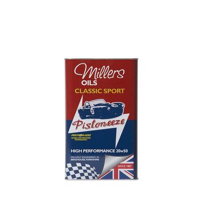 Millers Classic Sport ad alte prestazioni 20W50NT completamente olio sintetico (1 litro)