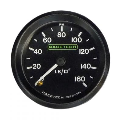 Racetech Petrolio / Combustibile Manometro 0-160PSI
