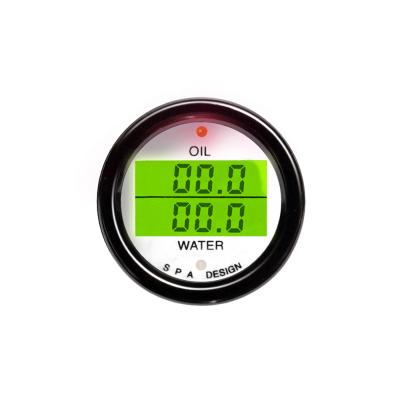 Calibro doppio di temperatura di olio della STAZIONE TERMALE/temperatura dell'acqua