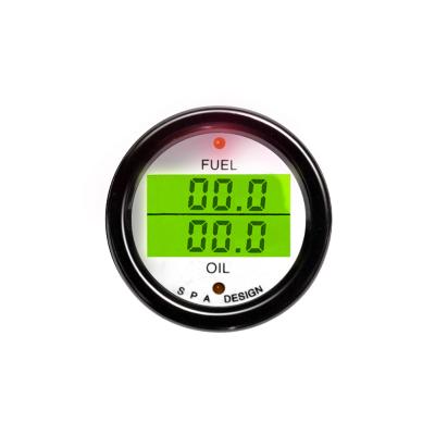 Calibro doppio di pressione del carburante della STAZIONE TERMALE/temperatura di olio
