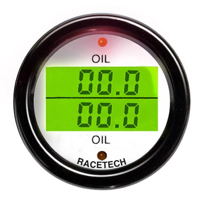 Racetech Misuratore doppio pressione olio/temperatura olio