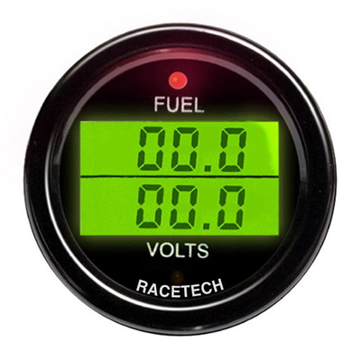 Racetech Indicatore doppio livello carburante/volt